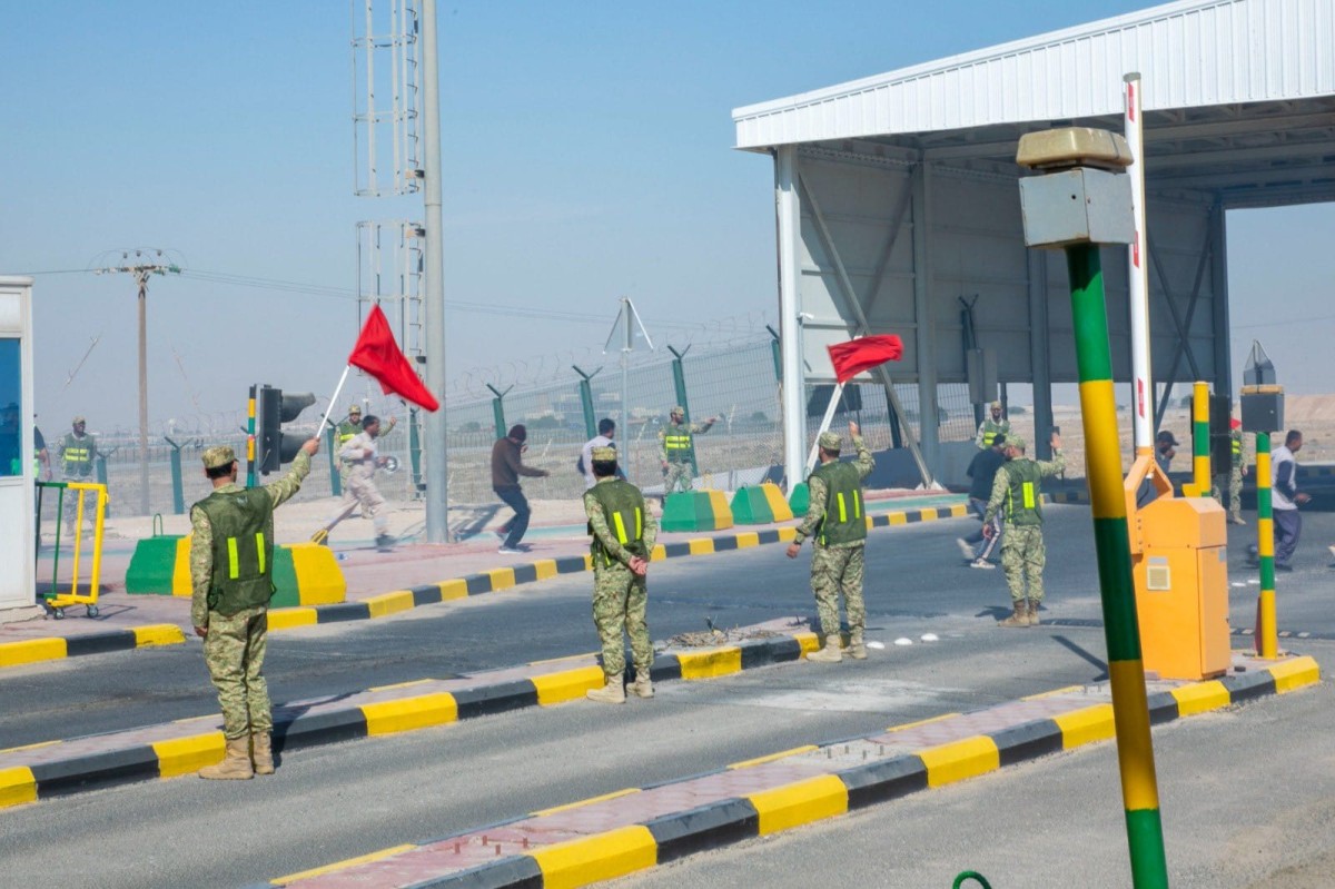 الحرس-الوطني-نفذ-تمرين-'إخلاء-9':-رفع-الجاهزية-لمواجهة-الحالات-الطارئة