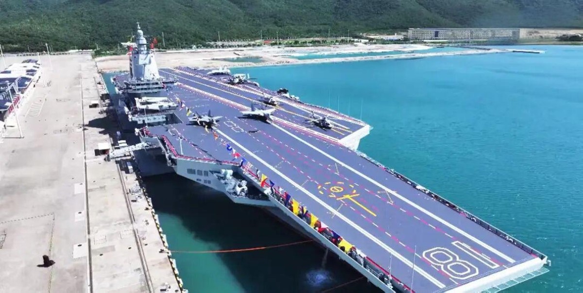 الصين-تدشن-أول-حاملة-طائرات-مزودة-بتقنية-إطلاق-كهرومغناطيسية