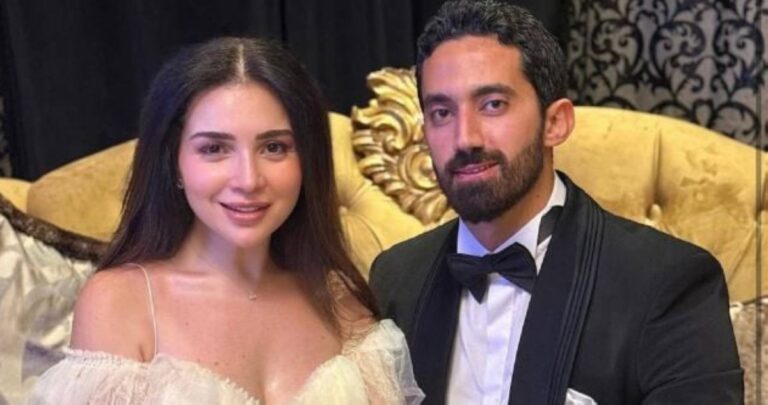 مي-عز-الدين…-تبكي-على-فراق-والدتها-أثناء-عقد-قرانها