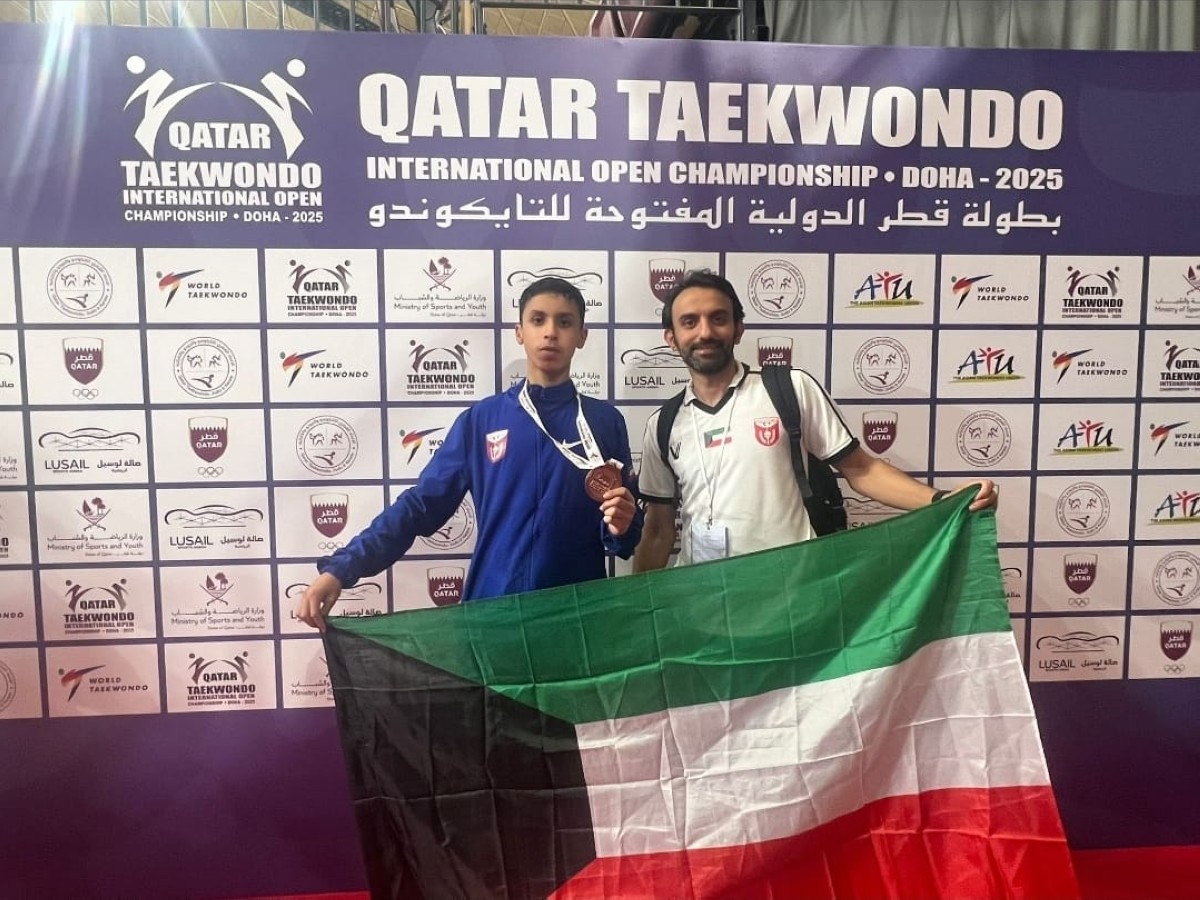برونزيتان-للكويت-في-منافسات-بطولة-قطر-الدولية-للتايكوندو