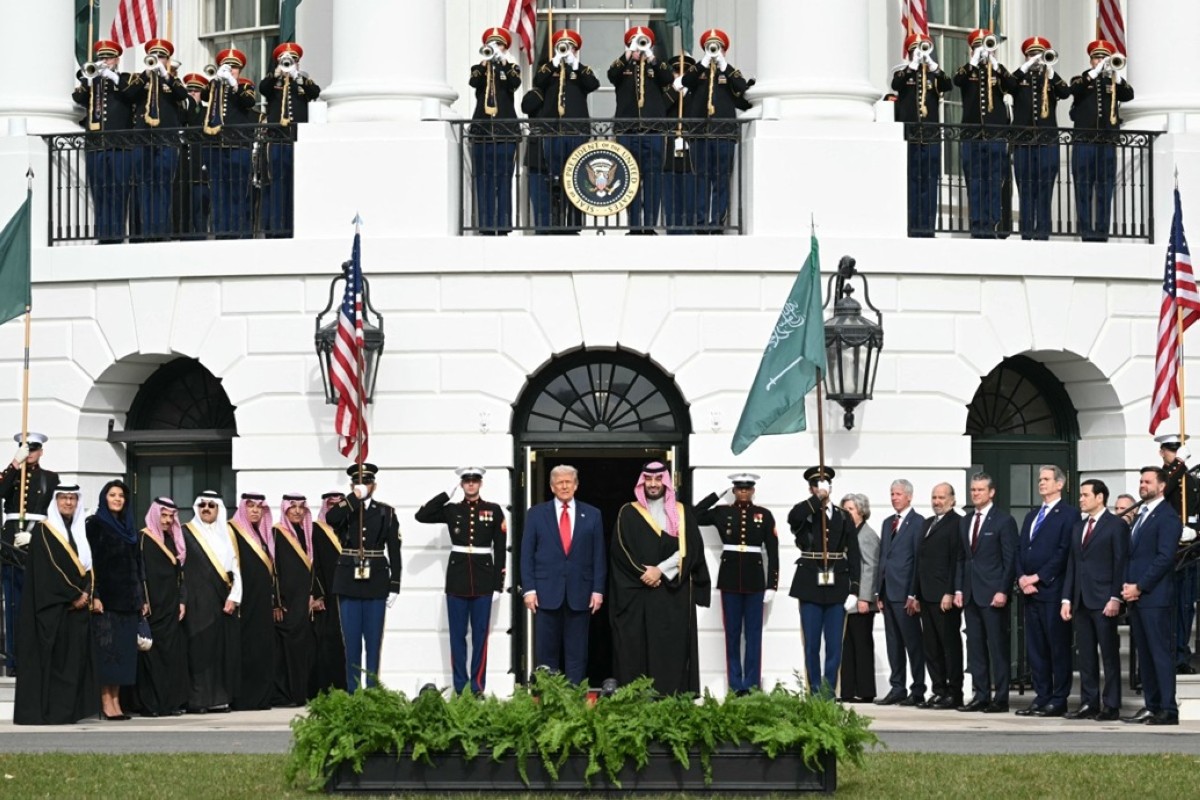 ولي-العهد-السعودي-يصل-البيت-الأبيض…-وترامب-في-استقباله