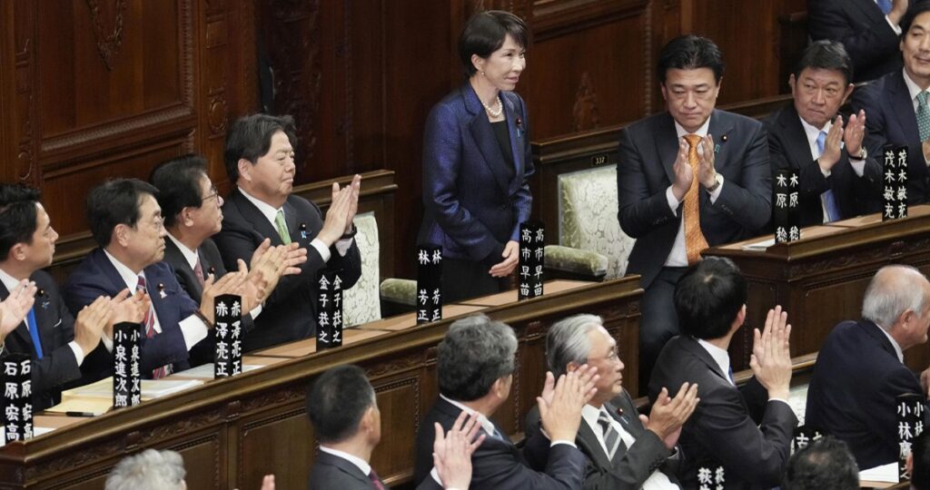 البرلمان-الياباني-يعيد-انتخاب-ساناي-تاكايتشي-رئيسة-للوزراء