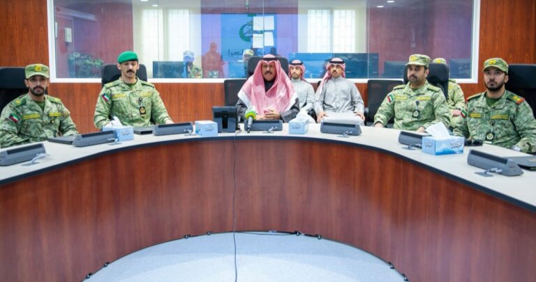 نائب رئيس الحرس الوطني تفقد مركز سالم العلي للدفاع الكيماوي والرصد الإشعاعي
