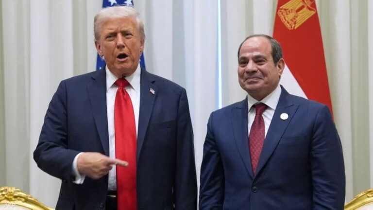 السيسي لترامب: أنت وحدك قادر على إيقاف الحرب