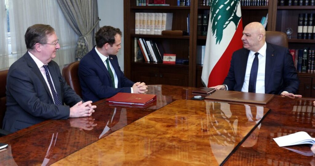 الرئيس-اللبناني:-الانسحاب-الإسرائيلي-مدخل-أساسي-لأي-مفاوضات-وخطوة-أساسية-لتثيبت-وقف-إطلاق-النار