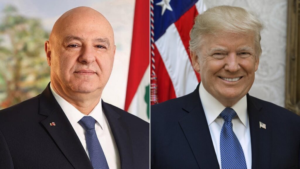 عون-يبحث-مع-ترامب-وقف-إطلاق-النار-في-لبنان