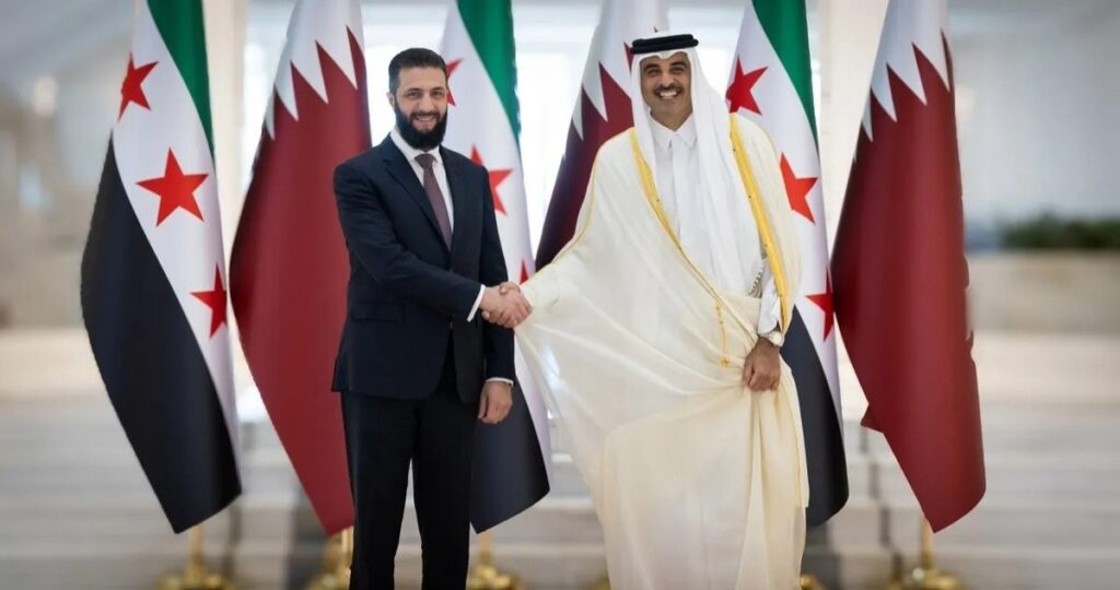 أمير-قطر-والرئيس-السوري-يبحثان-العلاقات-الثنائية-والتطورات-الإقليمية-والدولية