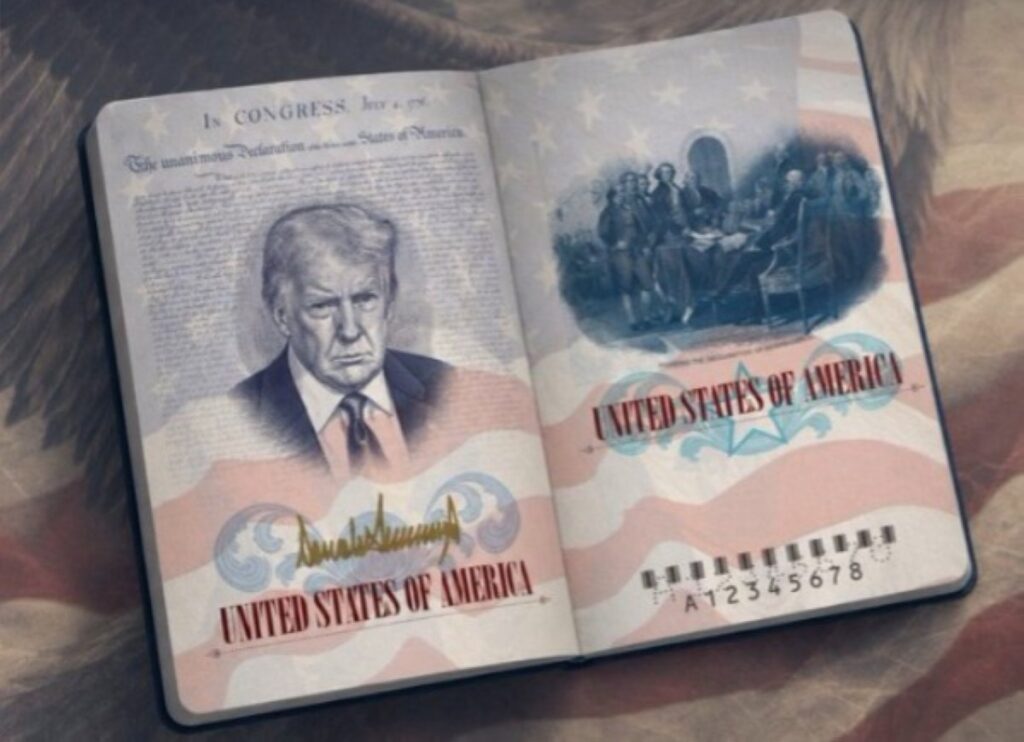 صورة-ترامب-على-جوازات-السفر-الأميركية