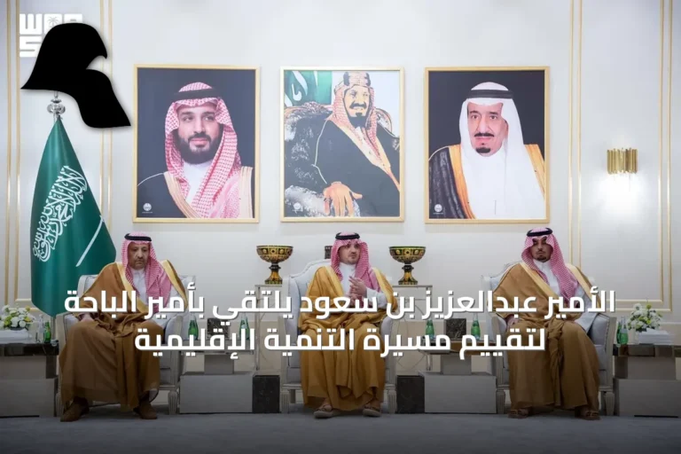 الأمير عبدالعزيز بن سعود يلتقي بأمير الباحة لتقييم مسيرة التنمية الإقليمية