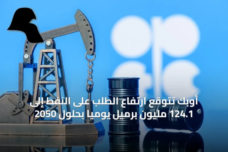 أوبك تتوقع ارتفاع الطلب على النفط إلى 124.1 مليون برميل يومياً بحلول 2050