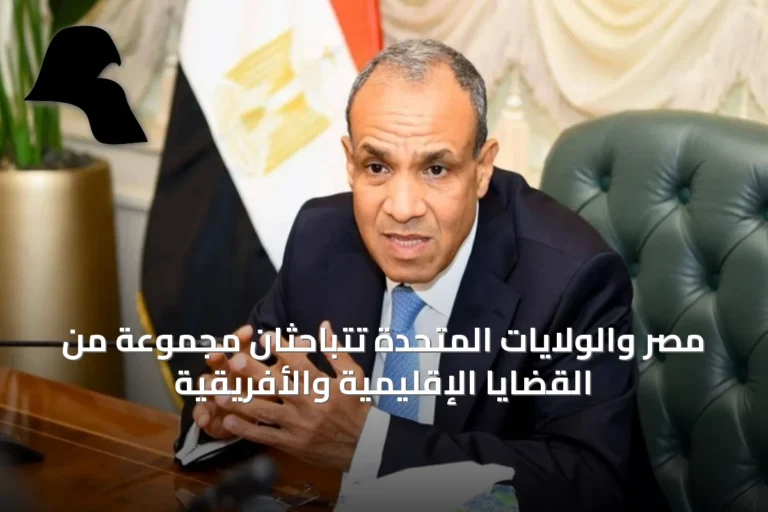 مصر والولايات المتحدة تتباحثان مجموعة من القضايا الإقليمية والأفريقية