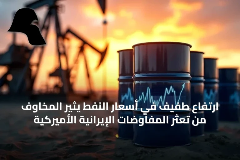 ارتفاع طفيف في أسعار النفط يثير المخاوف من تعثر المفاوضات الإيرانية الأميركية