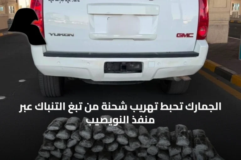 الجمارك تحبط تهريب شحنة من تبغ التنباك عبر منفذ النويصيب