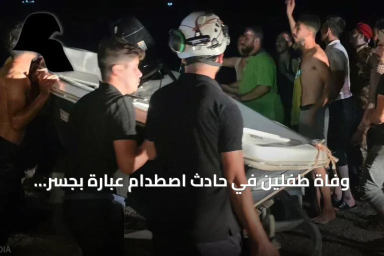 وفاة طفلين في حادث اصطدام عبّارة بجسر الفرات بدير الزور