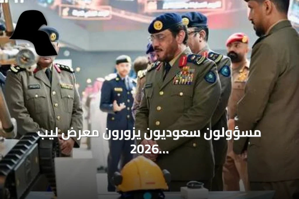 مسؤولون سعوديون يزورون معرض ليب 2026 ويستعرضون تقنيات وزارة الداخلية