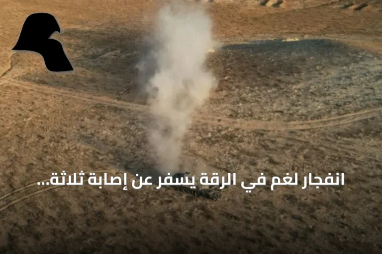 انفجار لغم في الرقة يسفر عن إصابة ثلاثة عسكريين سوريين أثناء محاولة إزالته