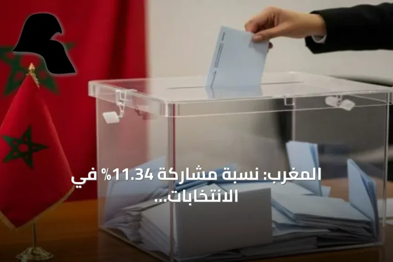 المغرب: نسبة مشاركة 11.34% في الانتخابات البرلمانية بعد أربع ساعات من الاقتراع