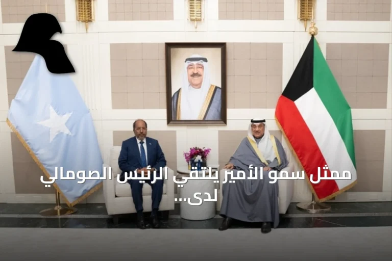 ممثل سمو الأمير يلتقي الرئيس الصومالي لدى وفد الكويت بالأمم المتحدة