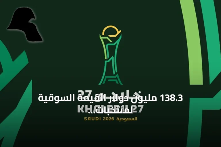 138.3 مليون دولار القيمة السوقية لمنتخبات خليجي 27 في جدة