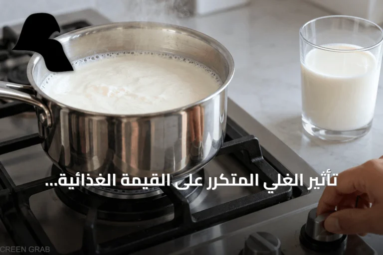 تأثير الغلي المتكرر على القيمة الغذائية للحليب: حقائق وتوجيهات