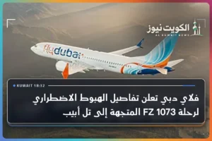 فلاي دبي تعلن تفاصيل الهبوط الاضطراري لرحلة FZ 1073 المتجهة إلى تل أبيب