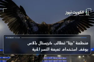منظمة “بيتا” تطالب كريستال بالاس بوقف استخدام تميمة النسر الحية