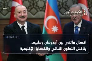 اتصال هاتفي بين أردوغان وعلييف يناقش التعاون الثنائي والقضايا الإقليمية