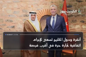 أنقرة ودول الخليج تسعى لإبرام اتفاقية تجارة حرة في أقرب فرصة
