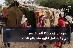 السودان: نزوح 120 ألف شخص في ولاية النيل الأزرق منذ يناير 2026